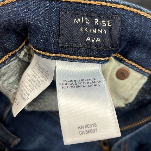 Lucky brand women’s mid rise skinny jeans 26 L7-31 - Picture 5 of 5